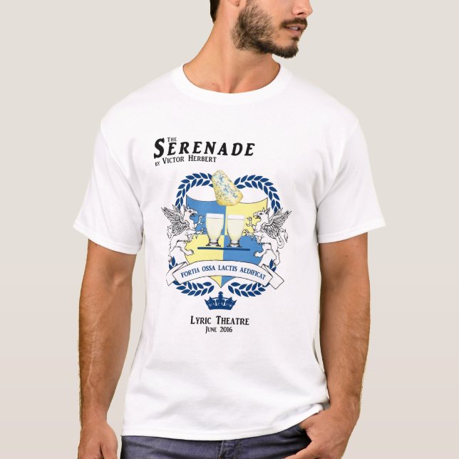 T-shirt #2 de fonte de sérénade (Devant)