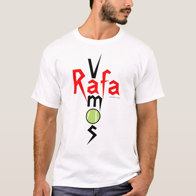 T-shirt 2 de tennis de Vamos Rafa (Devant)