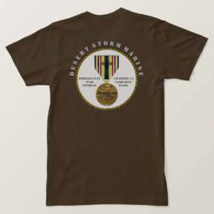 T-shirt 2 ÉTOILES DE CAMPAGNE Tempête du désert Marine SEM