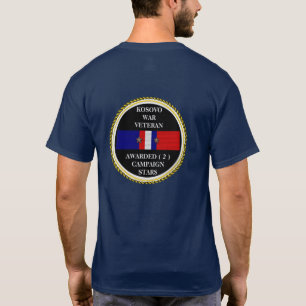 T-SHIRT 2 ÉTOILES DE CAMPAGNE VÉTÉRAN DE GUERRE DU KOSO