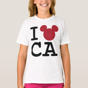 T-shirt 2 Faces J'adore Mickey Vacances de Famille en Ca