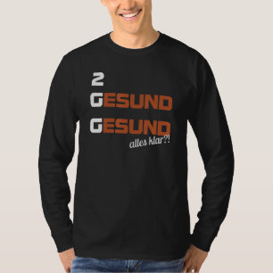 T-shirt 2 g Réglementation Contrôle des gènes Vaccinés Tes