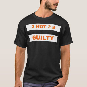 T-shirt 2 hot 2 b coupable discours bulle riders école ran