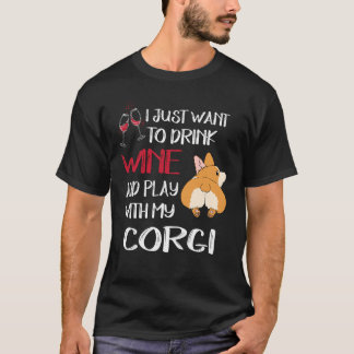 T-shirt 2 Je veux juste boire du vin