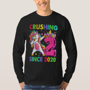T-shirt 2 Le broyer depuis 2020 Dabbing Unicorn 2e naissan