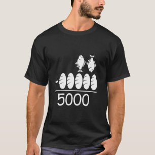 T-shirt 2 Poissons 5 pains Jésus nourrit les 5000 B Chréti