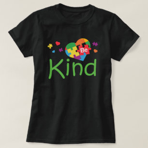 T-shirt 2 Sensibilisation sur l'autisme Côtés Be Kind Puzz