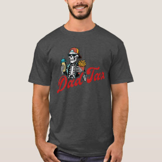 T-shirt 2 SIDE Dada Making Sure Its Not Poison Skeleton Da