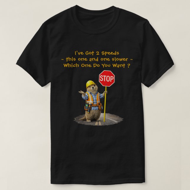 T-shirt "2 Vitesses" (2) (Design devant)
