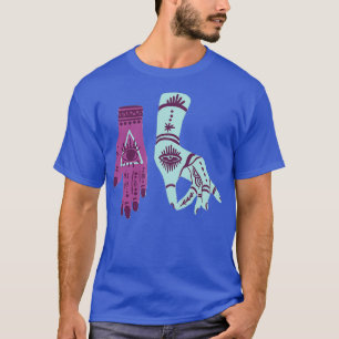 T-shirt 2 yeux de main de goth