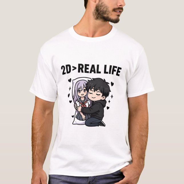 T-shirt 2D > Real Life (Devant)