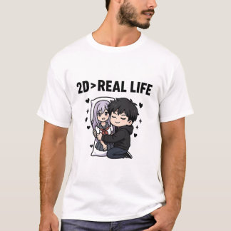 T-shirt 2D > Vie Réelle