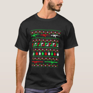 T-shirt 2e amendement Chandail de Noël moche