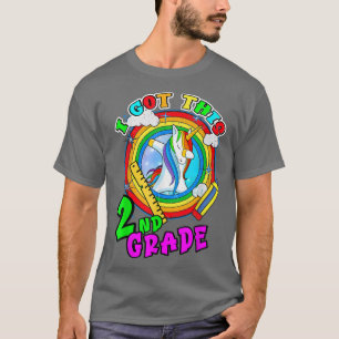 T-shirt 2e année de retour à l'école J'ai eu cette licorne