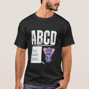 T-shirt 2e ANNÉE DÉCHIRE Crayon ABCD Enseignant Rentrée Sc