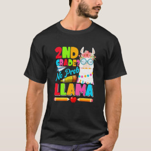 T-shirt 2e année No Prob Llama Premier jour Retour à l'éco