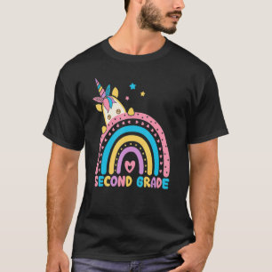 T-shirt 2e année Rainbow Girls Boys Teacher Team 2e G