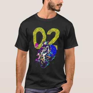 T-shirt 2e anniversaire astronaute C'est mon anniversaire 
