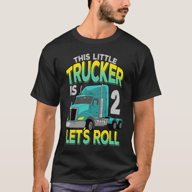 T-shirt 2e anniversaire Petit camion permet de rouler cond (Devant)