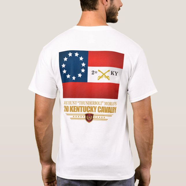 T-shirt 2e Cavalerie du Kentucky CSA (Dos)
