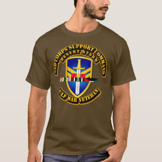 T-shirt 2e Commandement du soutien du Corps avec des ruban