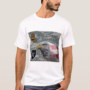 T-shirt 2e Division d'infanterie Ancien combattant de comb