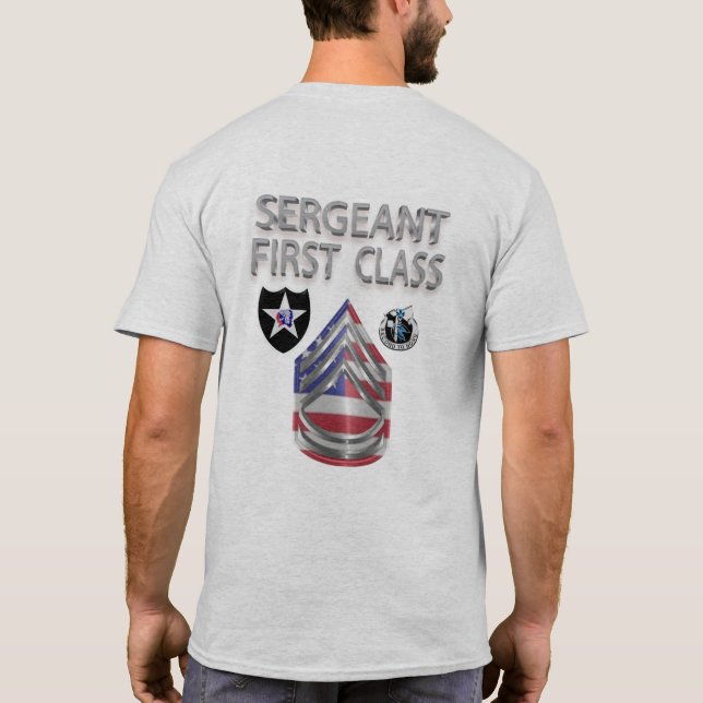 T-shirt 2e division d'infanterie Sergent de première class (Dos)