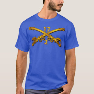 T-shirt 2e Escadron 17e Branche de cavalerie wo Txt