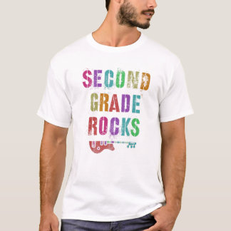 T-shirt 2E GRADE Rocks Étudiant Rockstar Équipe Rock