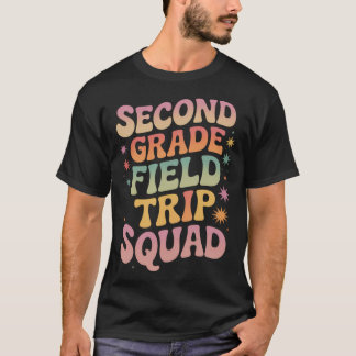 T-shirt 2e Professeur de classe de deuxième année Voyage s