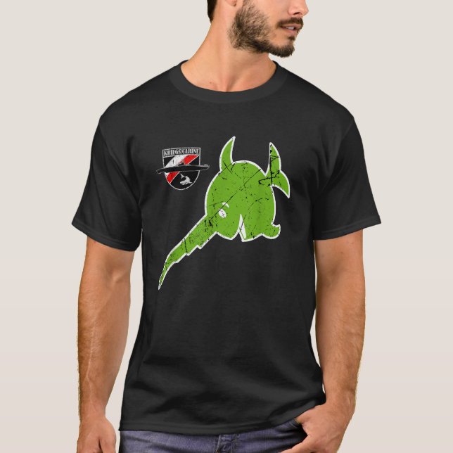 T-shirt 2ÈME GUERRE MONDIALE Allemand U 96 U sous-marin Ve (Devant)