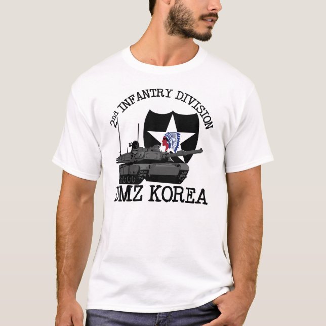 T-shirt 2ème Vétérinaire de l'identification DMZ Corée (Devant)