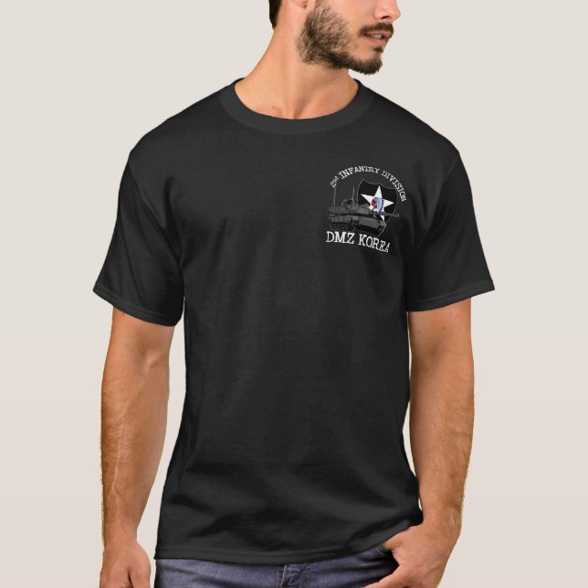 T-shirt 2ème Vétérinaire de l'identification DMZ Corée (Devant)