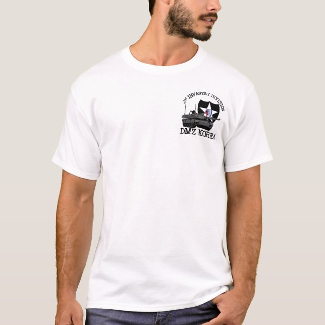 T-shirt 2ème Vétérinaire de l'identification DMZ Corée (Devant)