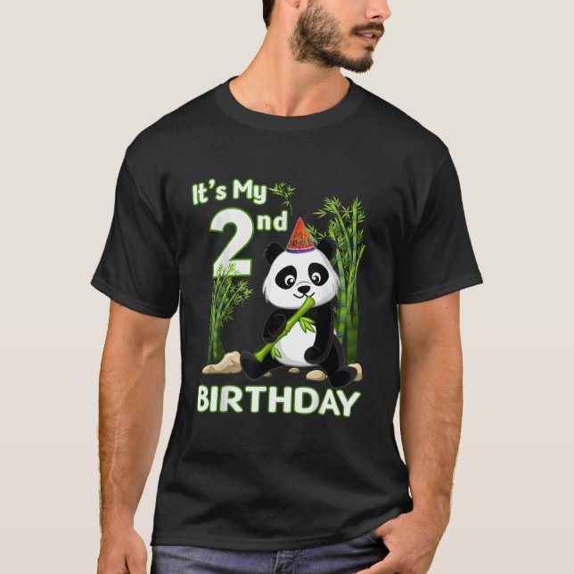 T-shirt 2Nd 2 Py Animal Panda (Devant)