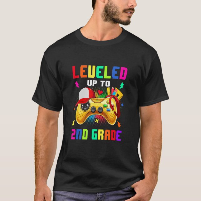 T-shirt 2Nd Grade Gamer First Day Of Third Grade Boys Back (Devant)