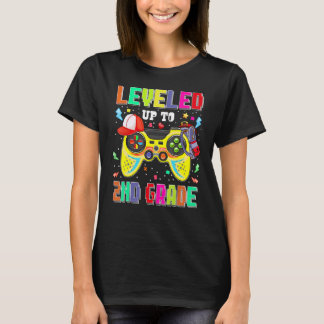 T-shirt 2nd Grade Gamer First Day Second Grade Boys Back T