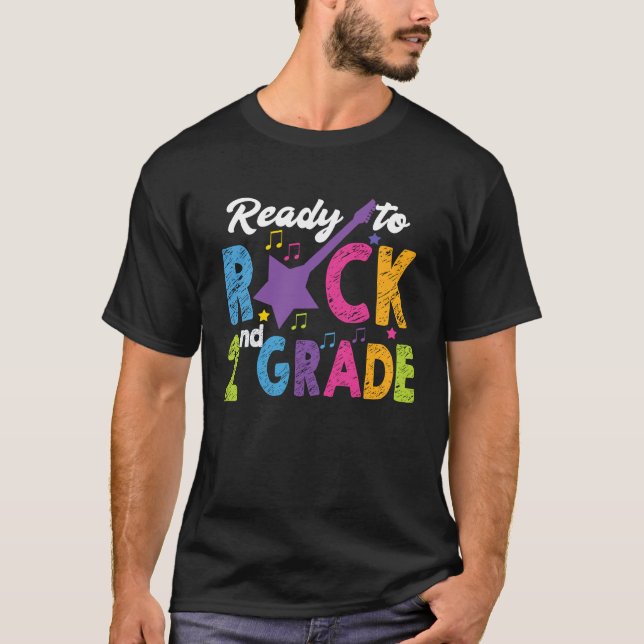 T-shirt 2nd Grade School Ready to Rock Second Back to Scho (Devant)
