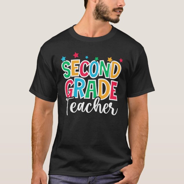 T-shirt 2nd Grade Teacher First Day of School Welcome Back (Devant)