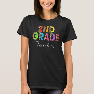 T-shirt 2nd Grade Teacher Student Back ToSchool Appreciati