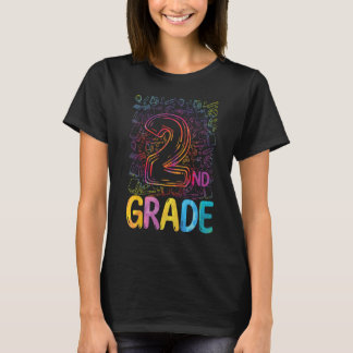 T-shirt 2nd Grade Tie Dye Teachers Kids Back to School 202