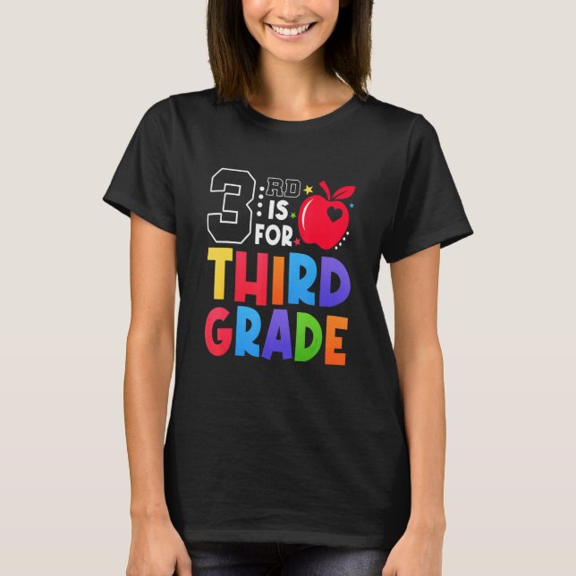 T-shirt 2nd Is For Second Grade Teacher First Day Of Schoo (Devant)