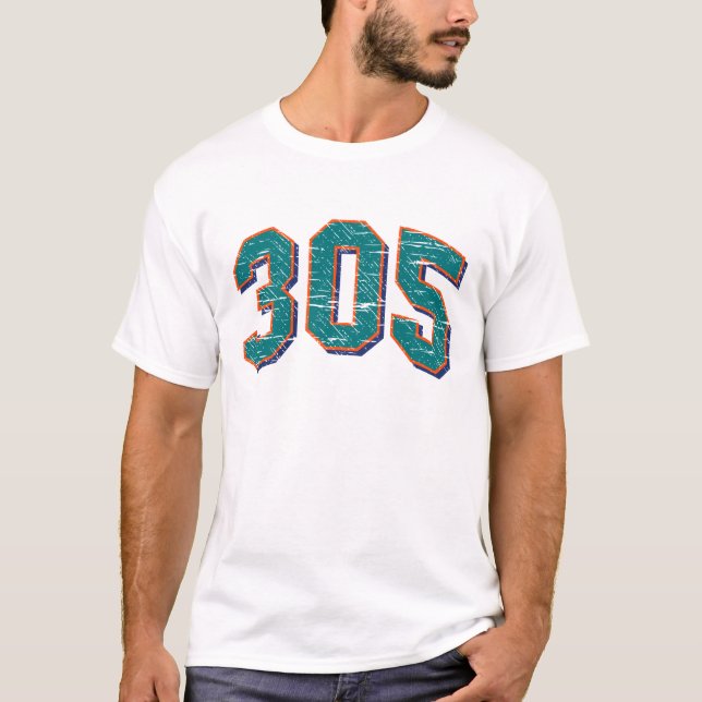 T-shirt 305 (d'indicatif régional) (Devant)