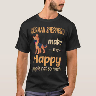 T-shirt 30 Allemands Shepherd Me Rendre Heureux Les Gens P