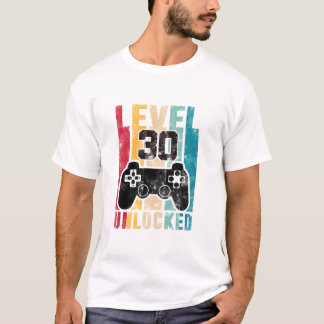 T-shirt 30 Anniversaire de 30 ans déverrouillé