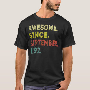 T-shirt 30 Ans Awesome Depuis Septembre 1992 30e 7