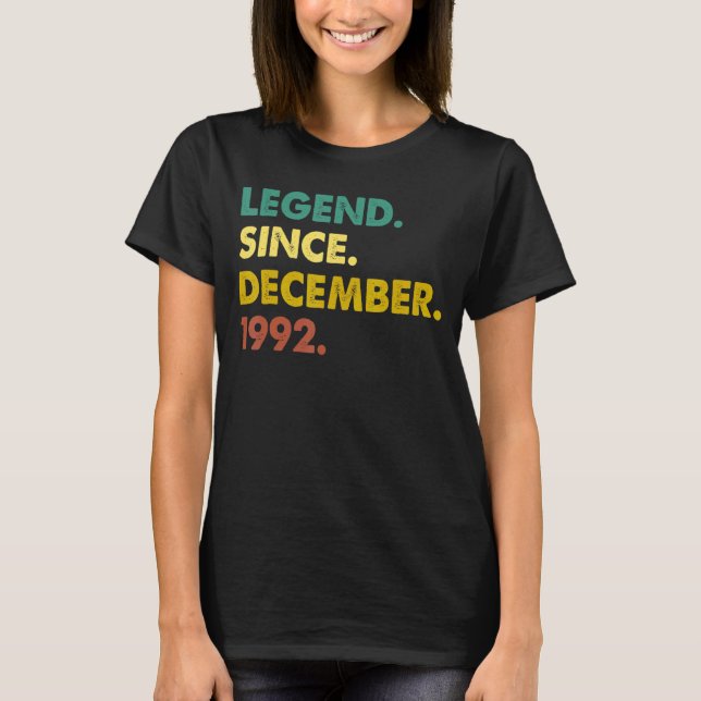 T-shirt 30 ans de légende depuis décembre 1992 30e oiseau (Devant)