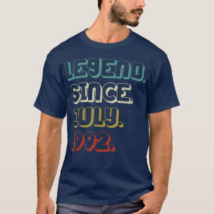 T-shirt 30 ans de légende depuis juillet 1992 30e annivers
