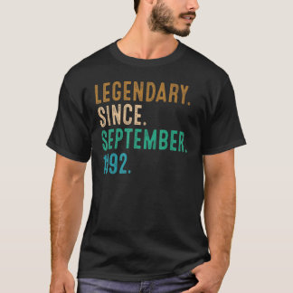 T-shirt 30 ans de légende depuis septembre 1992 30th Bir