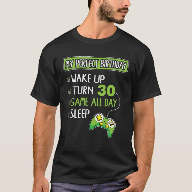 T-shirt 30 Ans Joueur 30E Anniversaire Cadeau Parfait Pour (Devant)